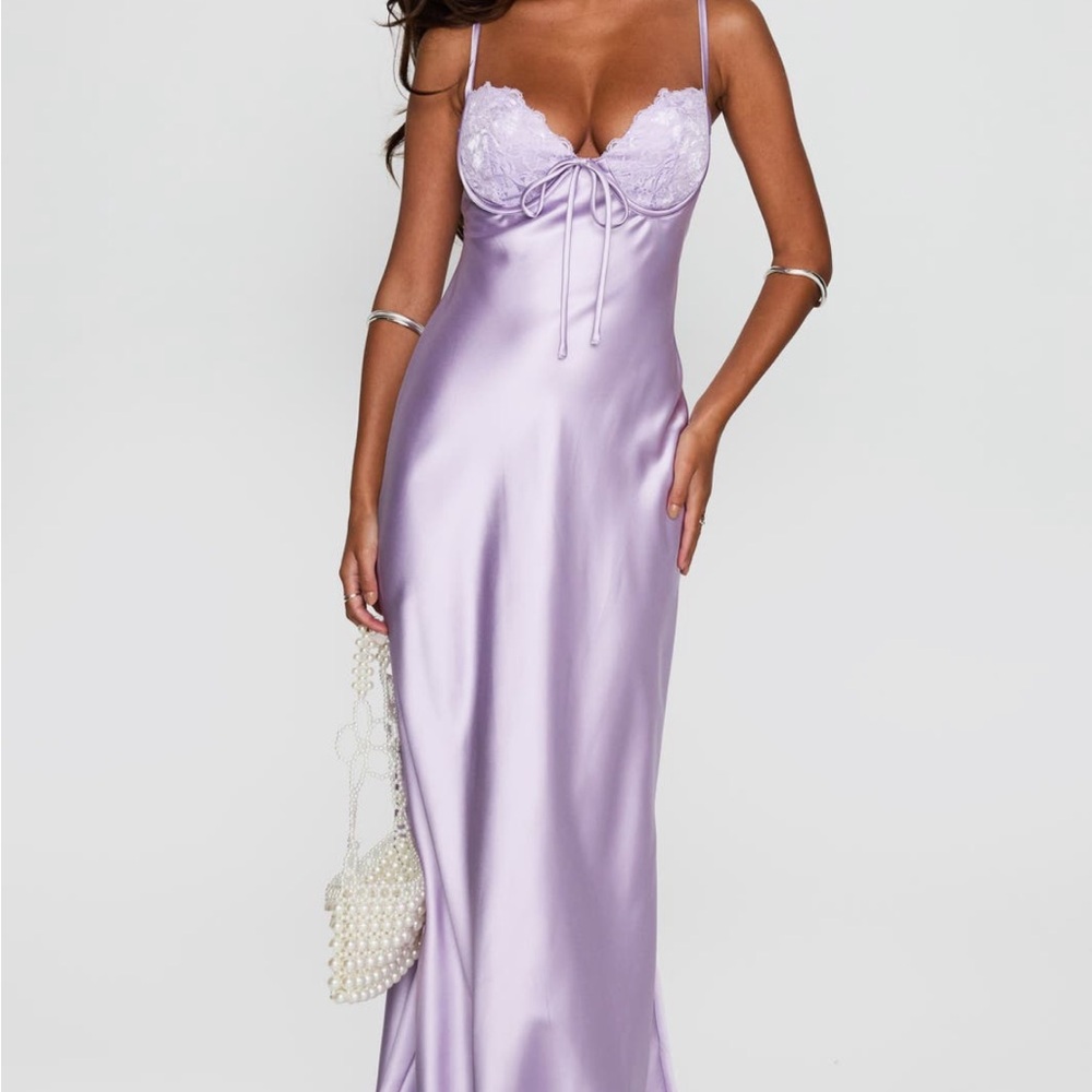 Princess Polly Lilac Satin Chemise
